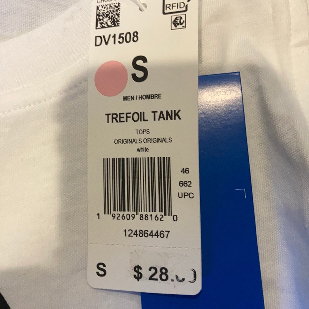 NWT Adidas Originals Trefoil Tank - Picture 4 of 4